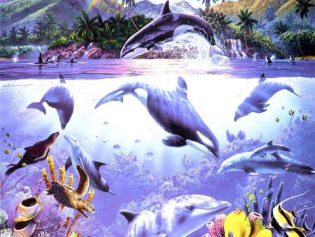 sous la mer