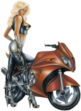 femme motard