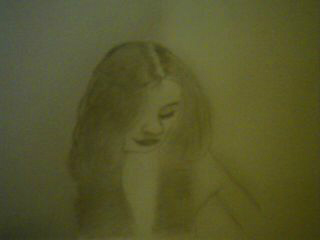 autre dessin femme qui pose