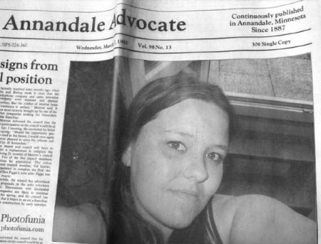 je suis dans le journal